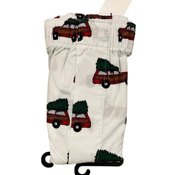 NWT J. Crew Men's White W/Christmas Tree Print Woven Boxers - SIZE XL - Picture 3 of 7